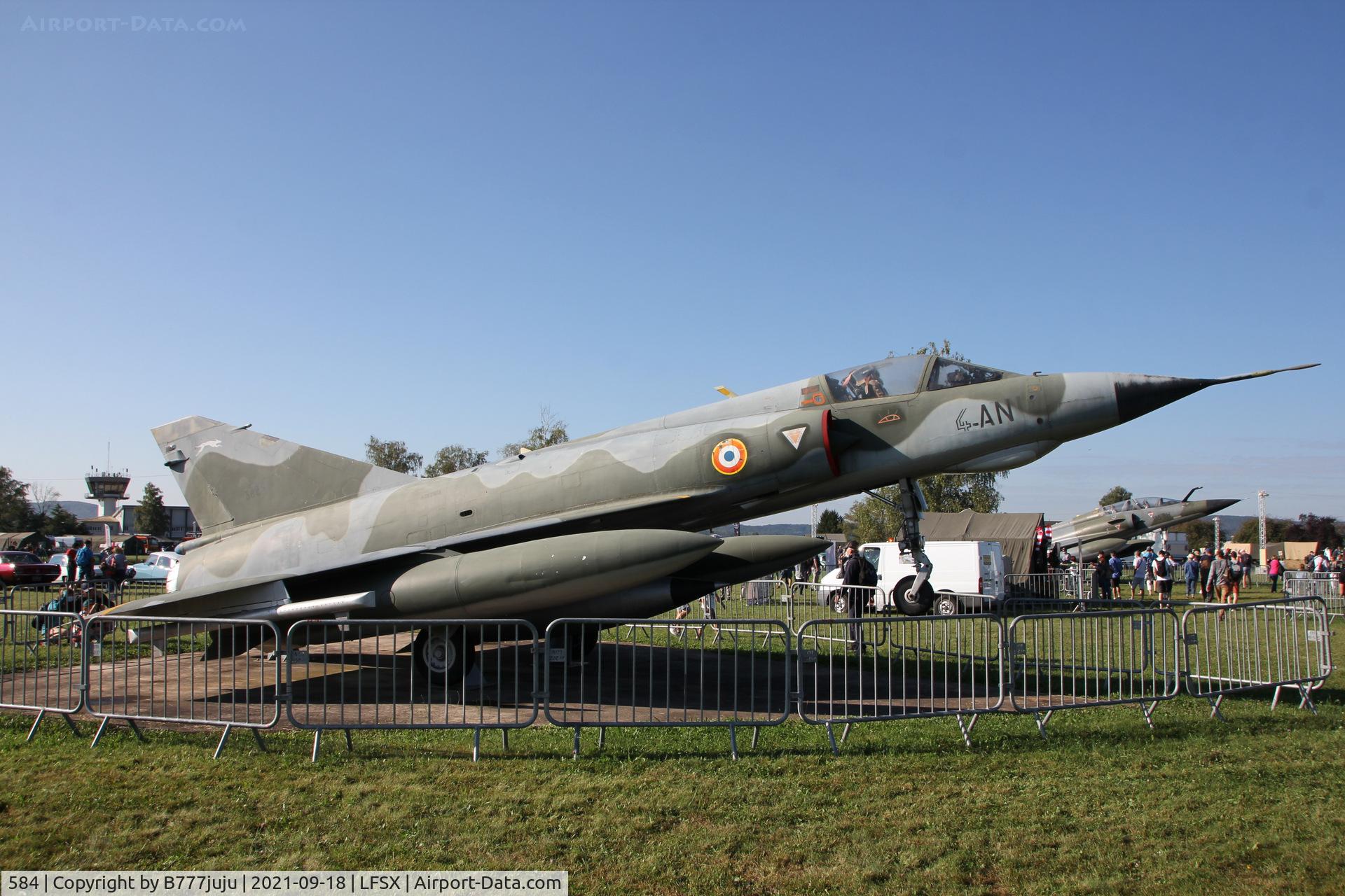 584, Dassault Mirage IIIE C/N 584, during Luxeuil Air Show 2021