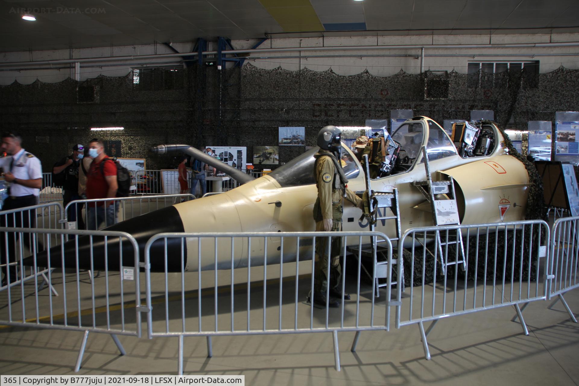 365, Dassault Mirage 2000N C/N 357, during Luxeuil Air Show 2021
Nose preserved with code 3-JN