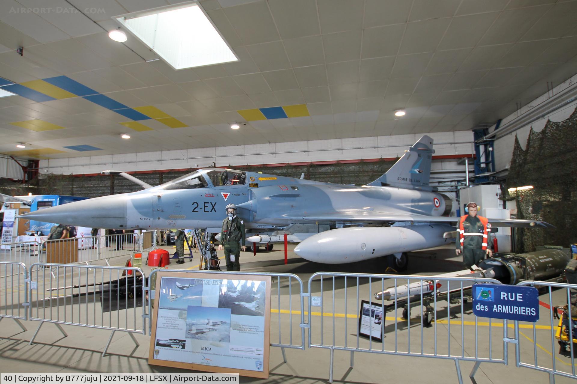 40, Dassault Mirage 2000-5F C/N 40, during Luxeuil Air Show 2021