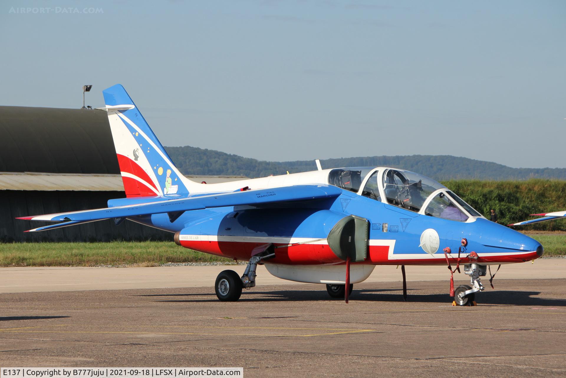 E137, Dassault-Dornier Alpha Jet E C/N E137, during Luxeuil Air Show 2021