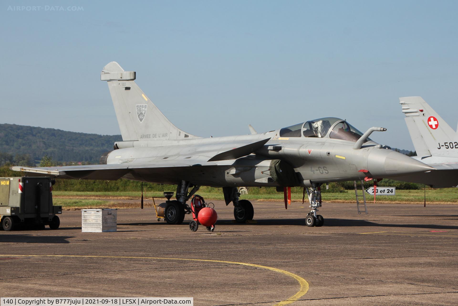140, Dassault Rafale C C/N 140, during Luxeuil Air Show 2021