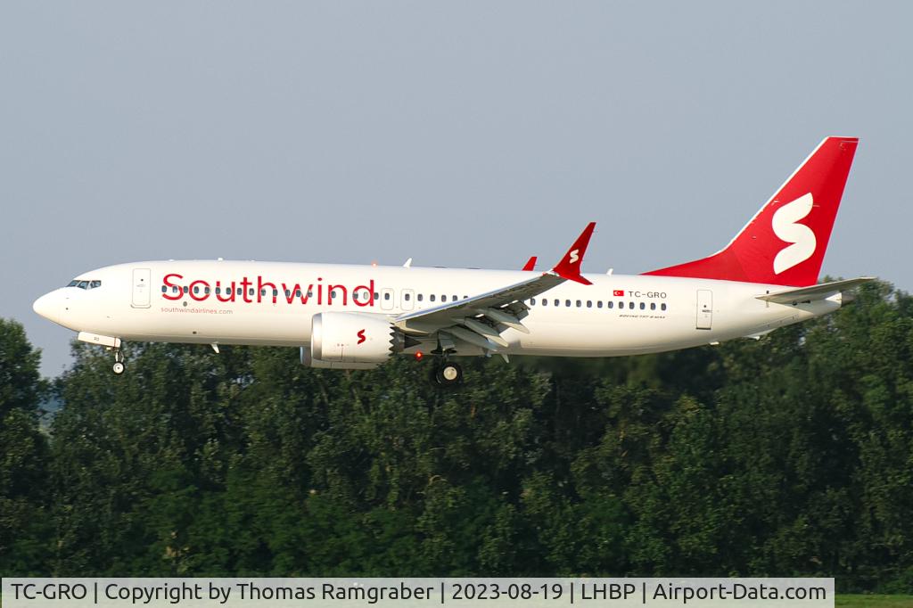 TC-GRO, 2022 Boeing 737-8 MAX C/N 65184, Southwind Airlines Boeing 737-8 MAX