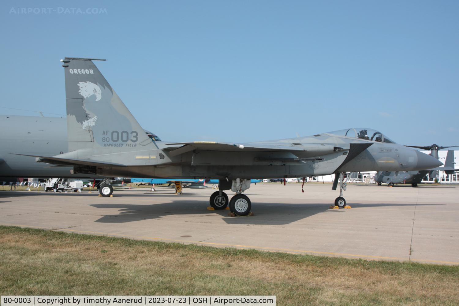 80-0003, 1980 McDonnell Douglas F-15C Eagle C/N 0636/C152, 1980 McDonnell Douglas F-15C, c/n: 0636/C152, AirVenture 2023