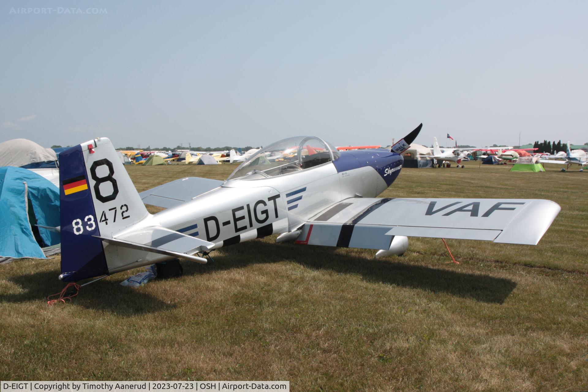 D-EIGT, 2016 Vans RV- 8 C/N 83472, 2016 Vans RV- 8, c/n: 83472, AirVenture 2023