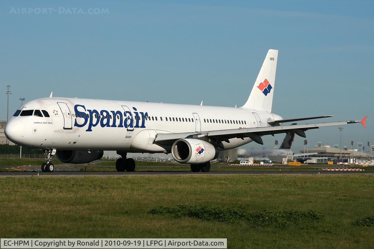 EC-HPM, 2000 Airbus A321-231 C/N 1276, at cdg