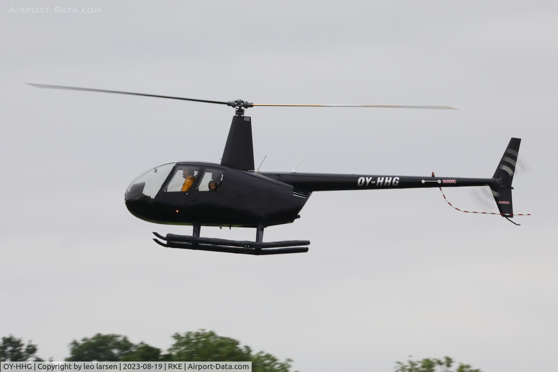 OY-HHG, Robinson R44 II C/N 12749, Roskilde Air Show 19.8.2023