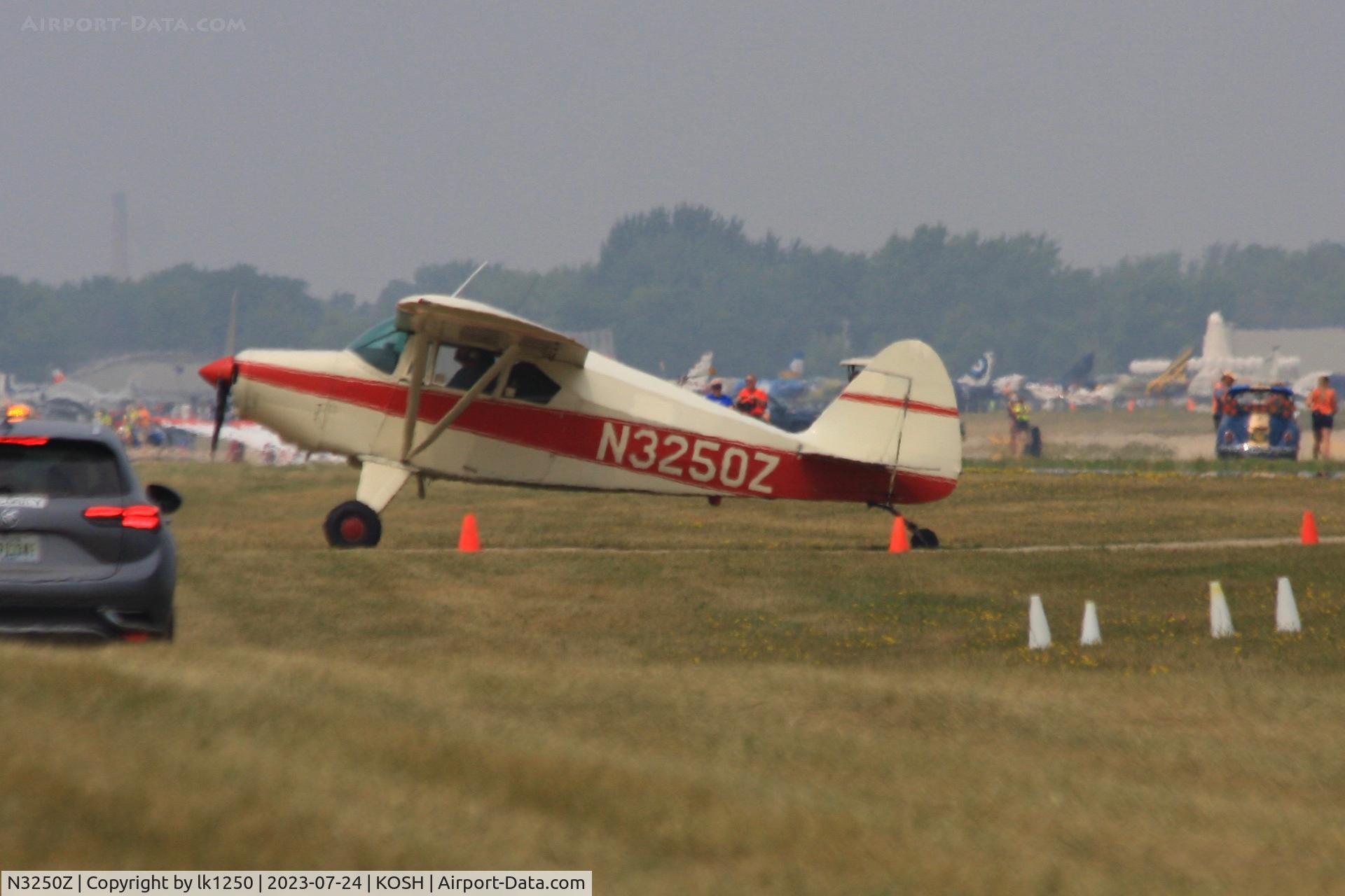N3250Z, 1959 Piper PA-22-150 C/N 22-7198, This Piper Tri Pacer taildragger arrived at EAA AirVenture 2023