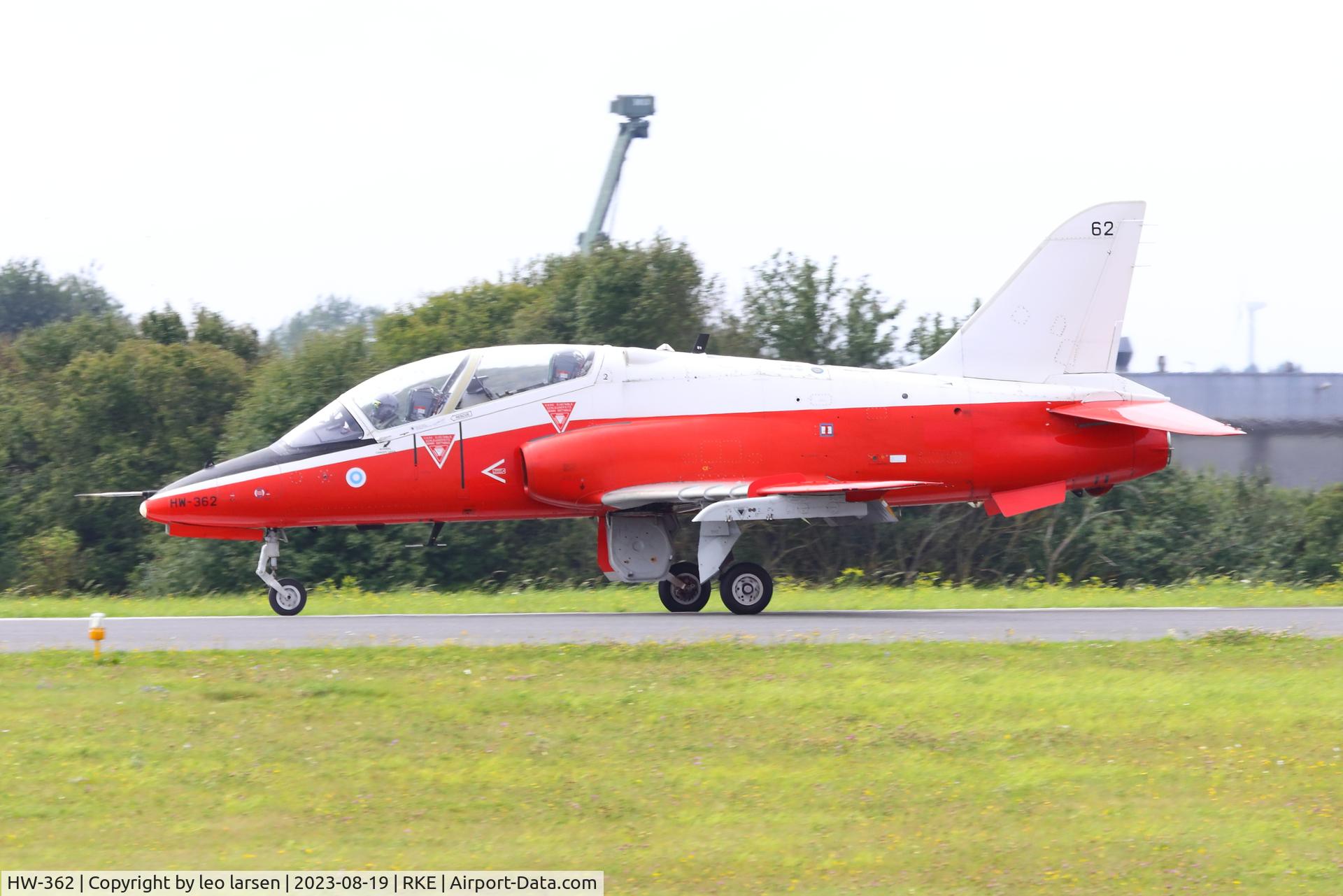 HW-362, 1990 British Aerospace Hawk T.66 C/N SW004/339, Roskilde Air Show 19.8.2023