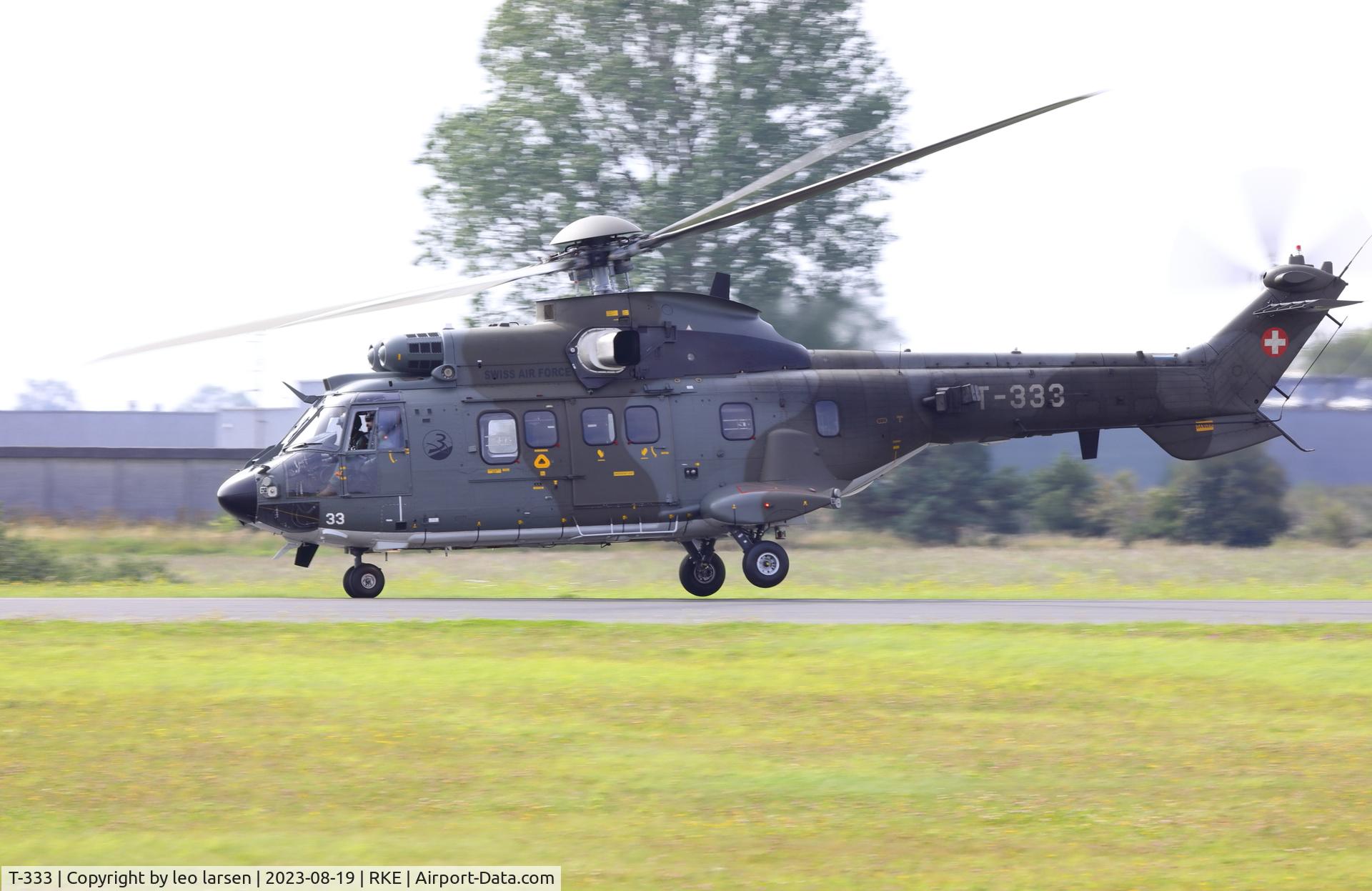 T-333, 2001 Eurocopter AS-532UL Cougar C/N 2521/MIS016, Roskilde Air Show 19.8.2023