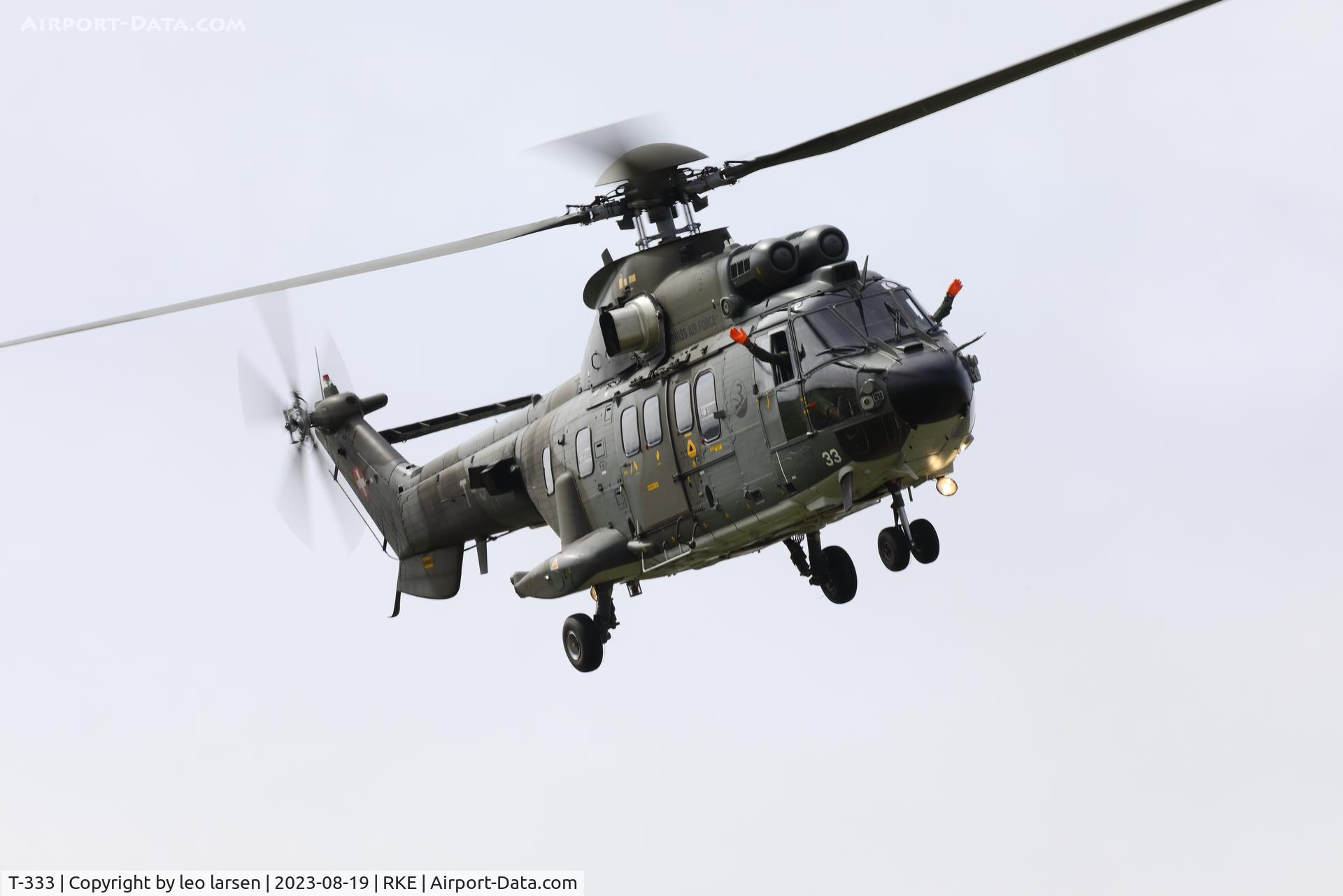 T-333, 2001 Eurocopter AS-532UL Cougar C/N 2521/MIS016, Roskilde Air Show 19.8.2023