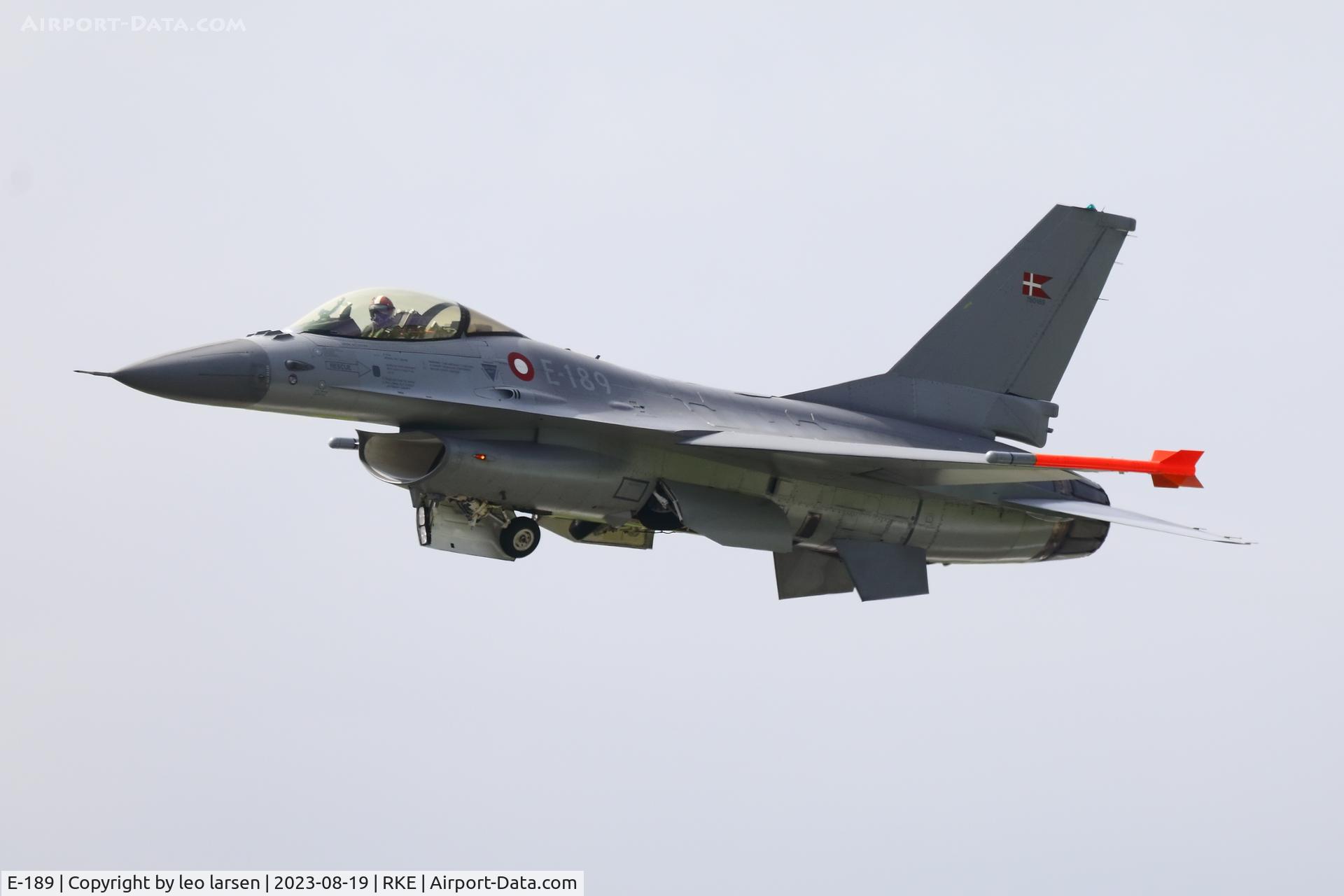 E-189, SABCA F-16AM Fighting Falcon C/N 6F-16, Roskilde Air Show 19.8.2023