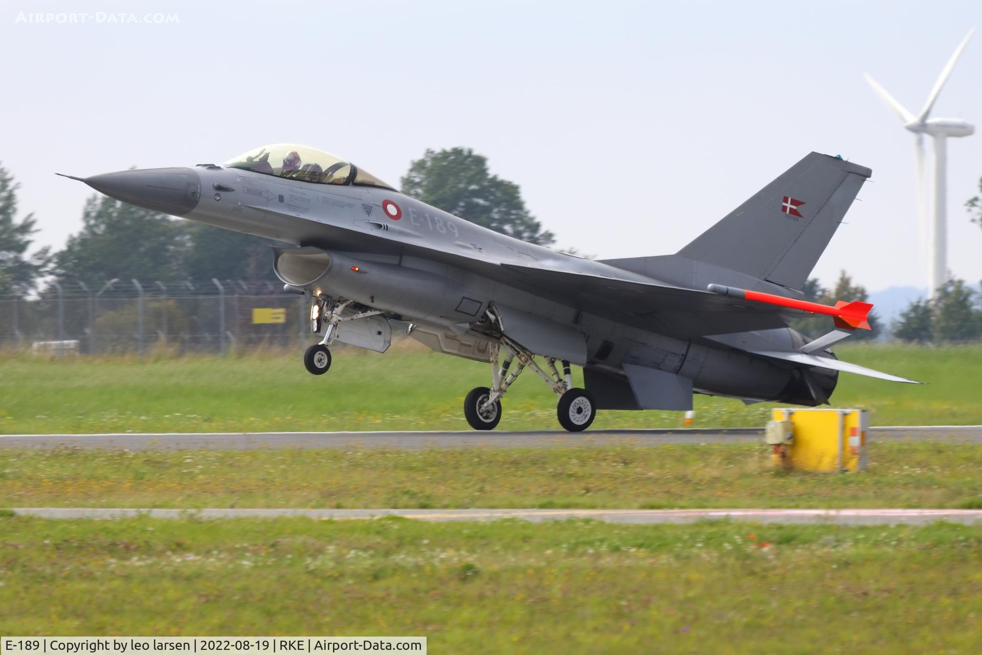 E-189, SABCA F-16AM Fighting Falcon C/N 6F-16, Roskilde Air Show 19.8.2023
