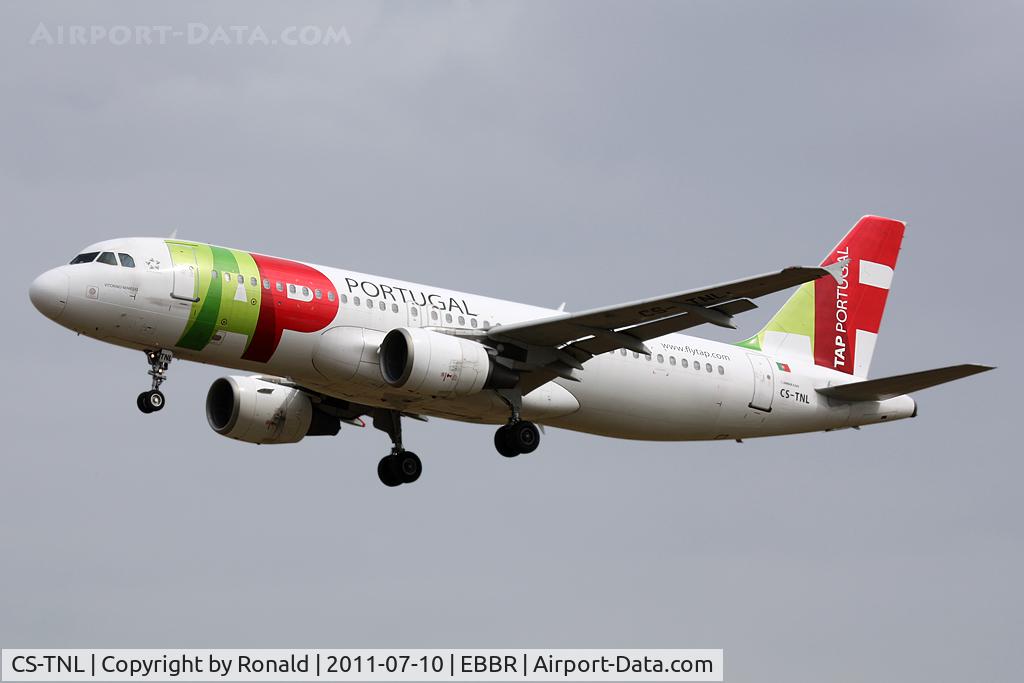 CS-TNL, 2000 Airbus A320-214 C/N 1231, at bru