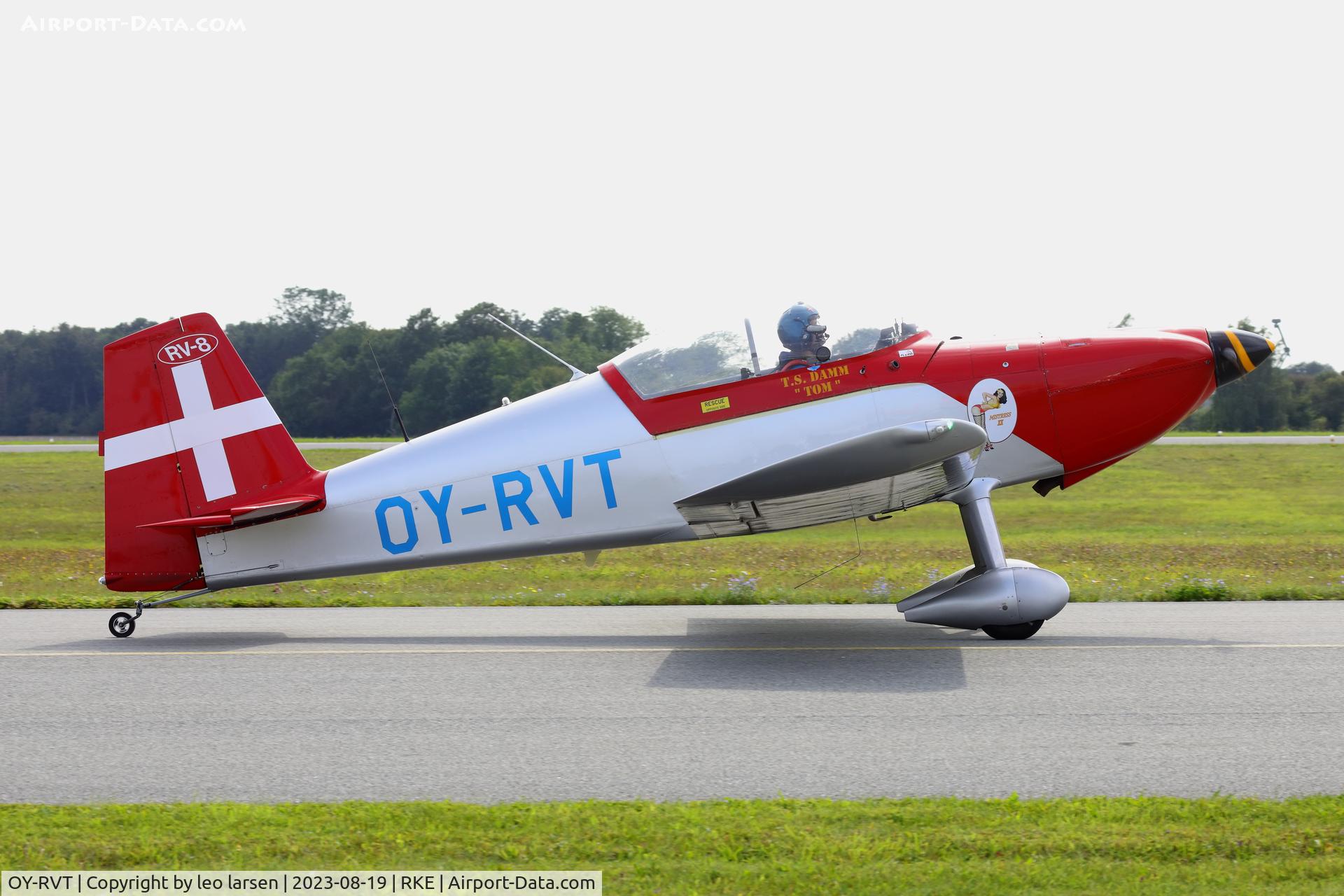 OY-RVT, 2015 Vans RV-8 C/N 0602-80128, Roskilde Air Show 19.8.2023