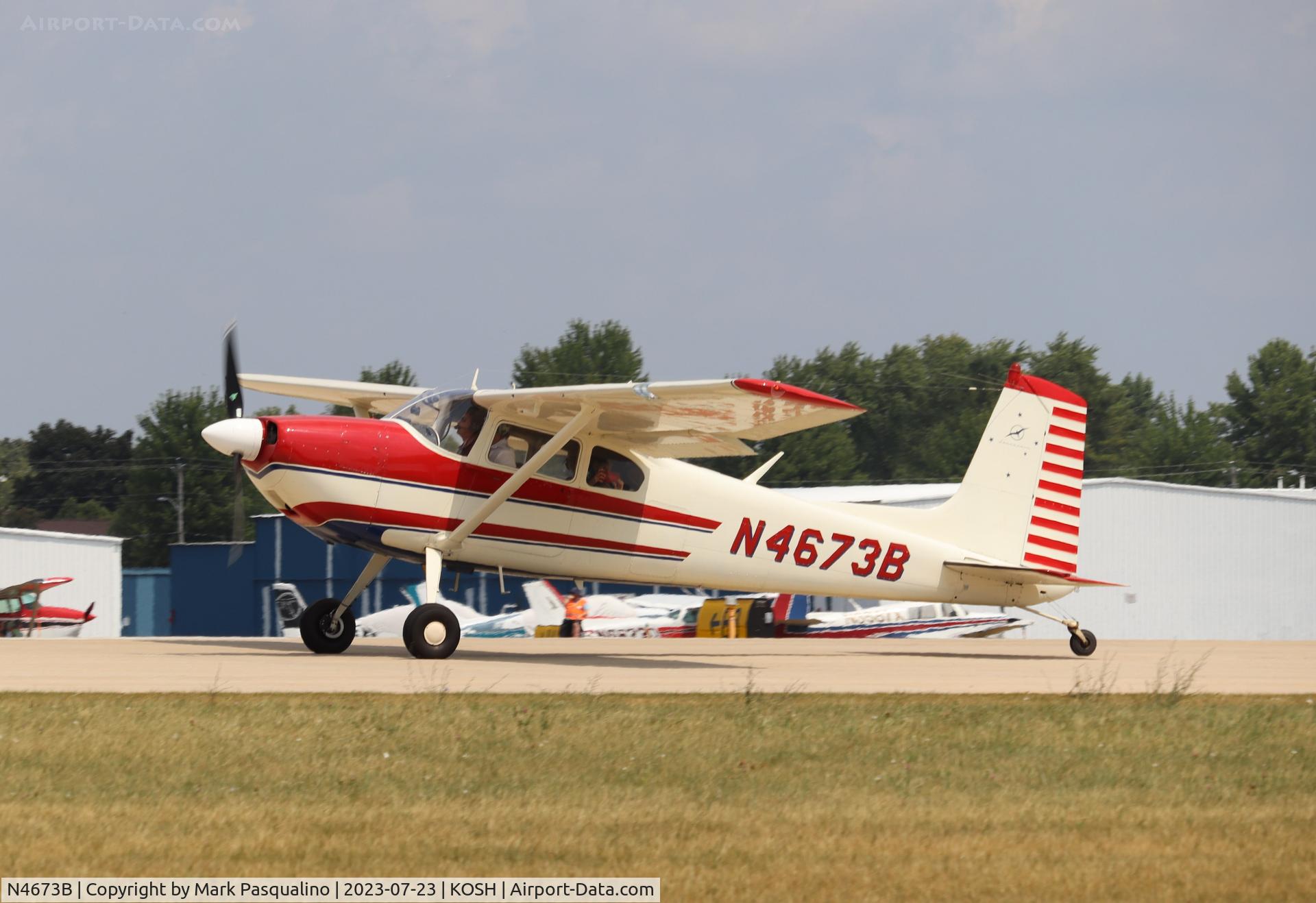 N4673B, 1955 Cessna 180 C/N 31571, Cessna 180