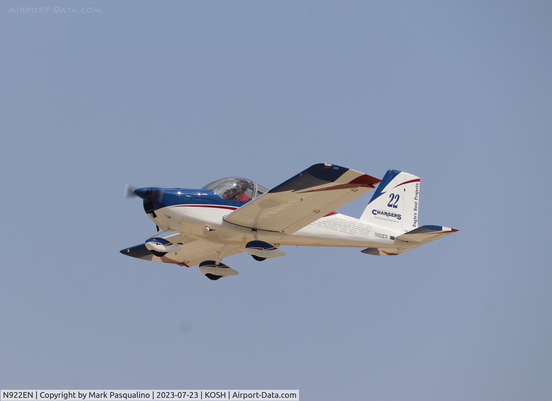 N922EN, 2019 Vans RV-12IS C/N 121088, Vans RV-12IS