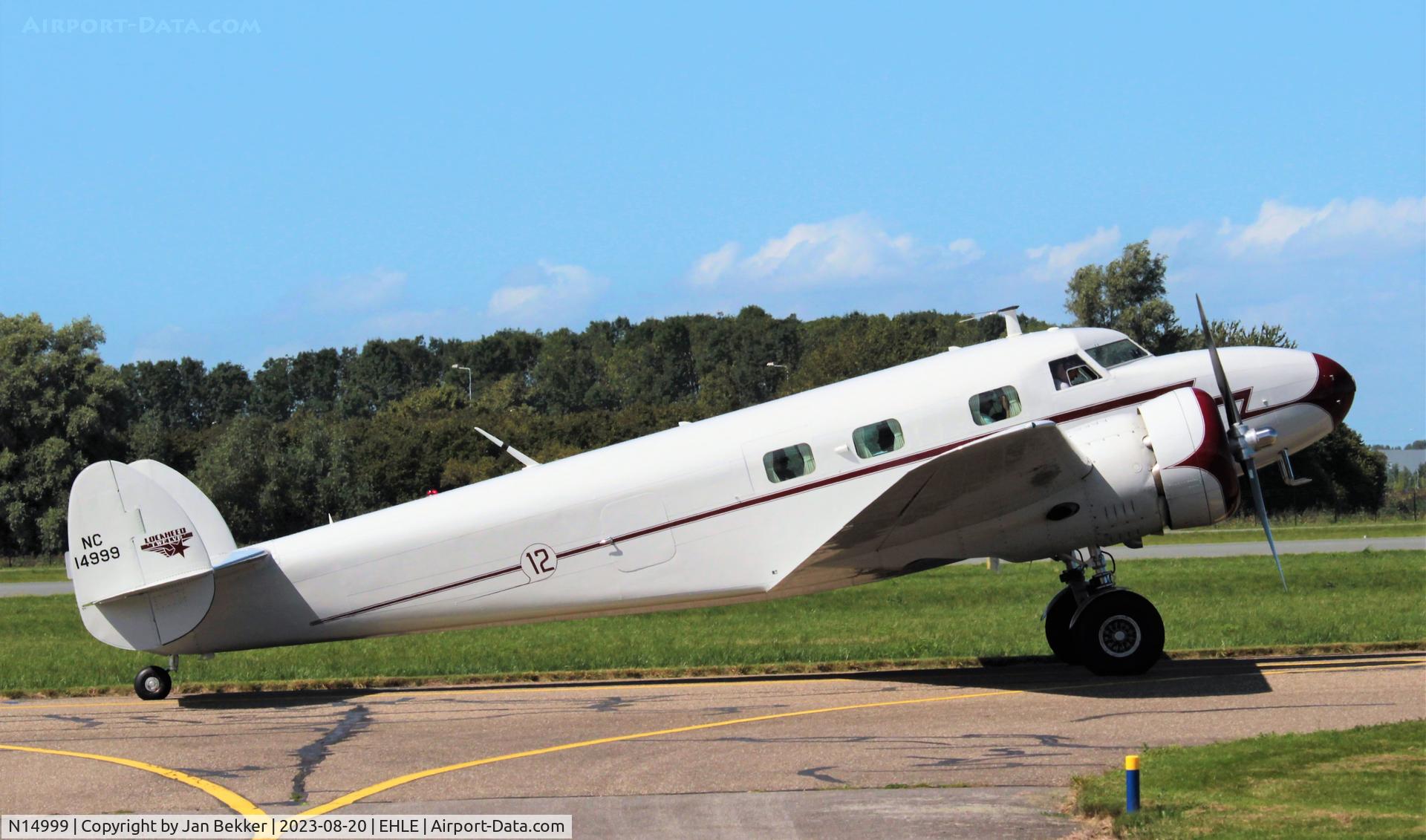 N14999, 1938 Lockheed 12A Electra Junior C/N 1252, Lelystad Airport