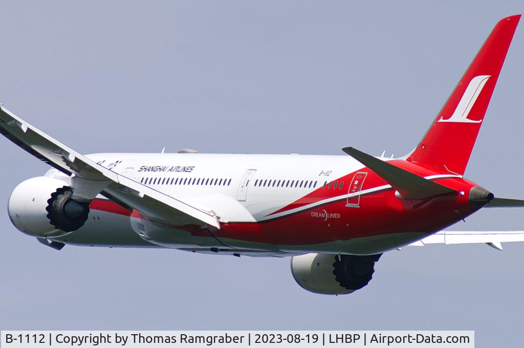 B-1112, 2018 Boeing 787-9 Dreamliner Dreamliner C/N 63707, Shanghai Airlines Boeing 787-9 Dreamliner