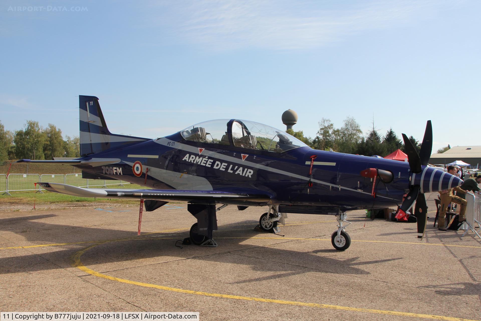 11, 2018 Pilatus PC-21 C/N 303, during Luxeuil Air Show 2021