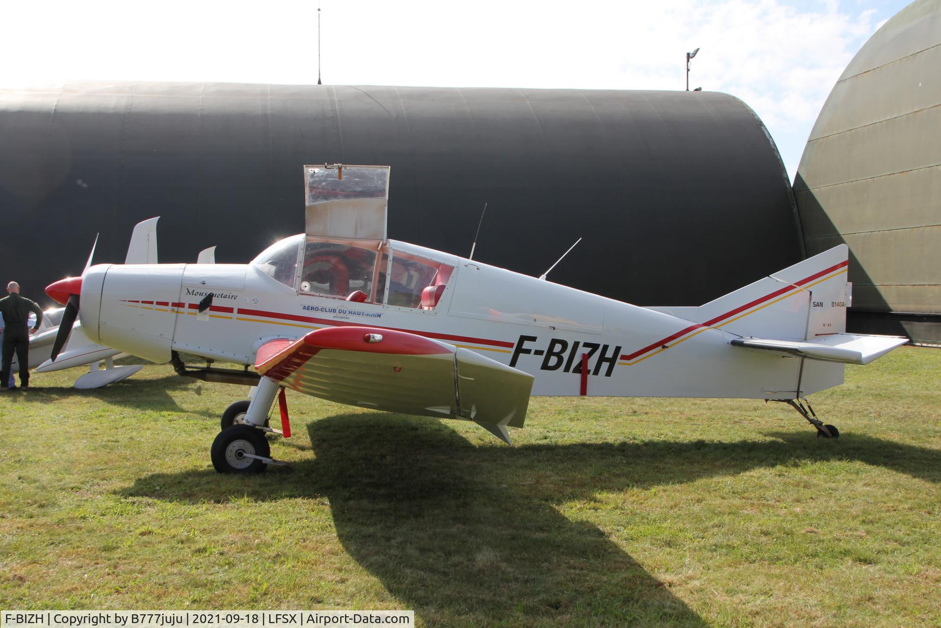F-BIZH, SAN Jodel D-140A Mousequetaire C/N 43, during Luxeuil Air Show 2021