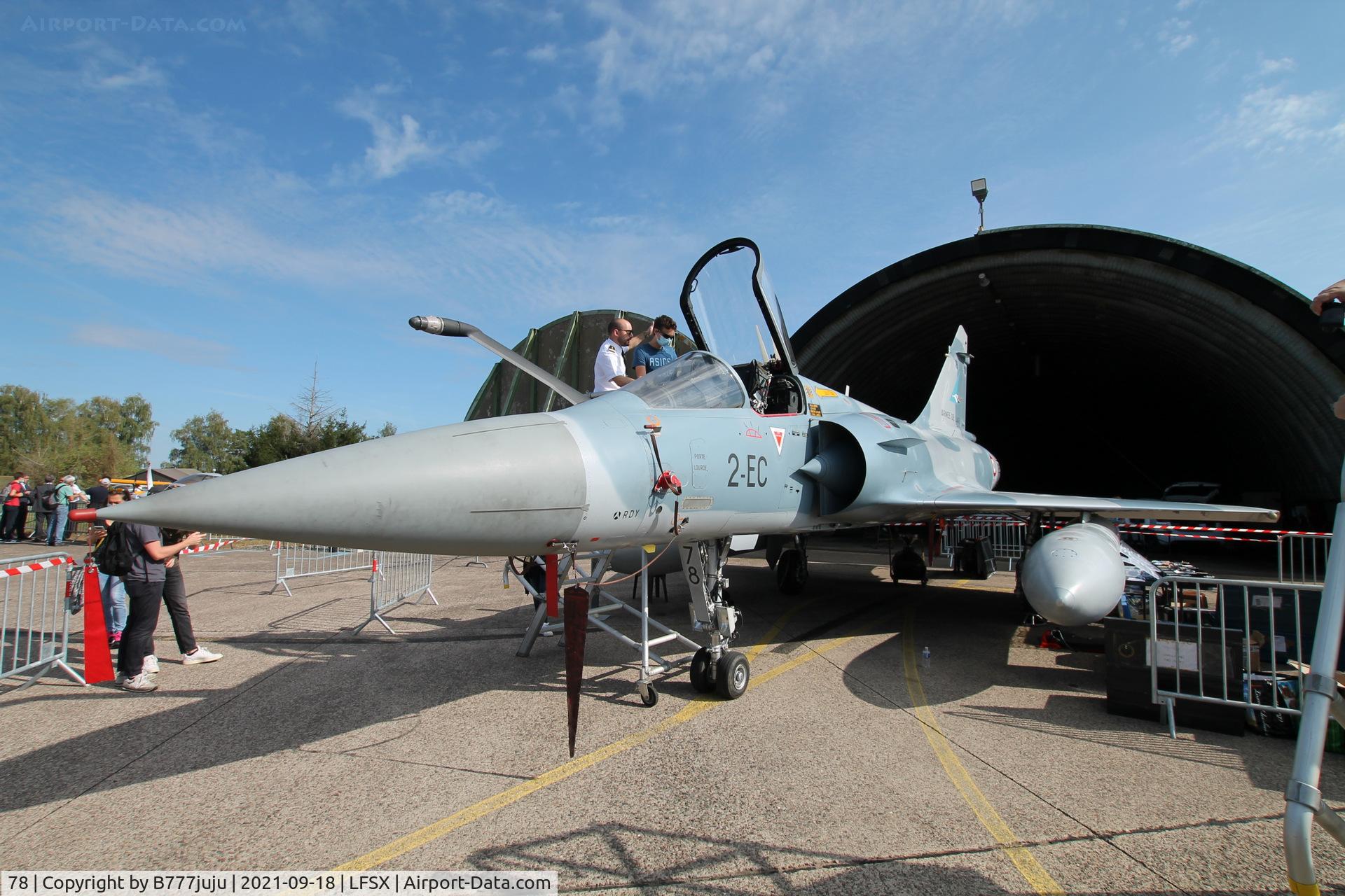 78, Dassault Mirage 2000-5F C/N 318, during Luxeuil Air Show 2021