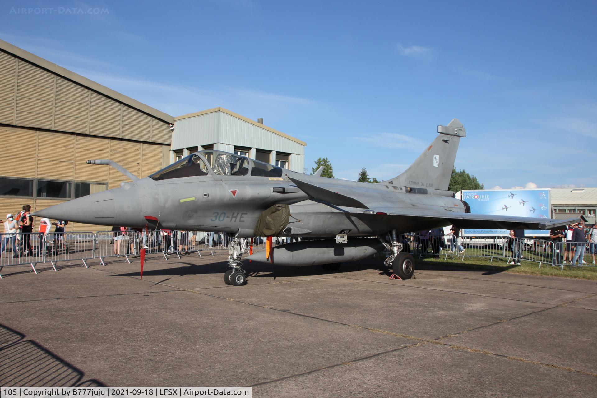 105, 2000 Dassault Rafale C C/N 105, during Luxeuil Air Show 2021