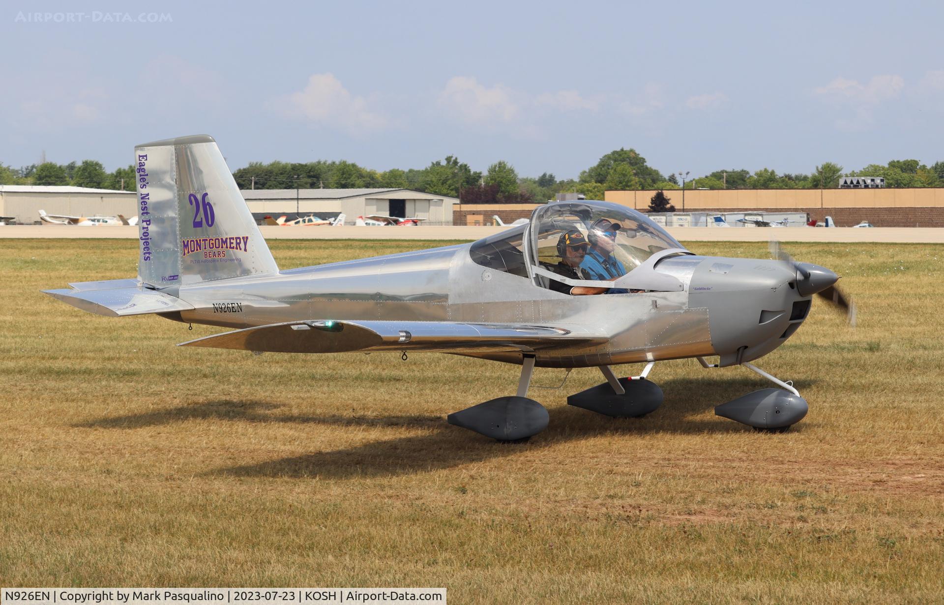 N926EN, 2022 Vans RV-12IS C/N 121212, Vans RV-12IS