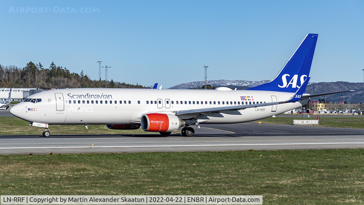 LN-RRF, 2008 Boeing 737-85P C/N 35707, Takeoff runway 35.