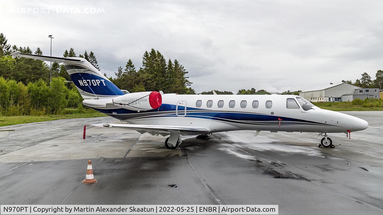 N970PT, 2018 Cessna 525B C/N 525B-0564, Parked overnight.