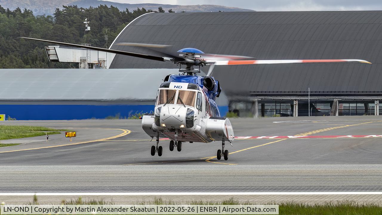 LN-OND, 2008 Sikorsky S-92A C/N 92-0088, Takeoff at A5.