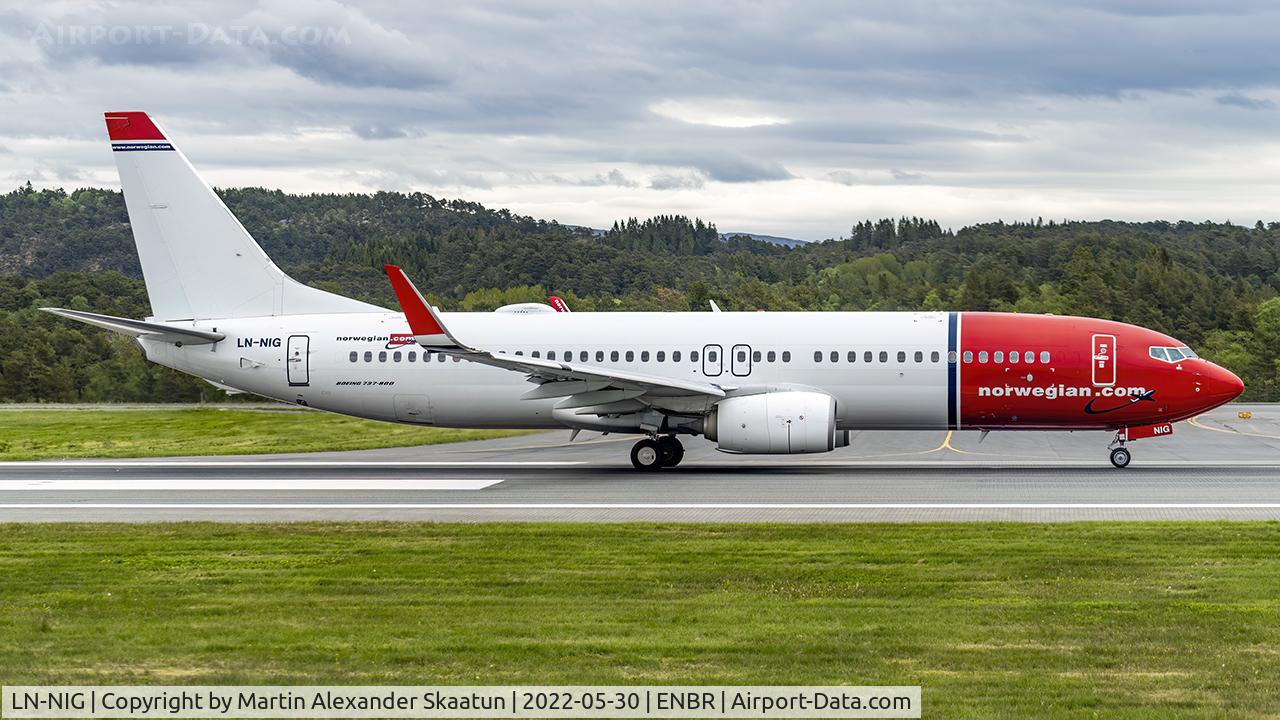 LN-NIG, 2014 Boeing 737-8JP C/N 43878, Takeoff rwy. 17.