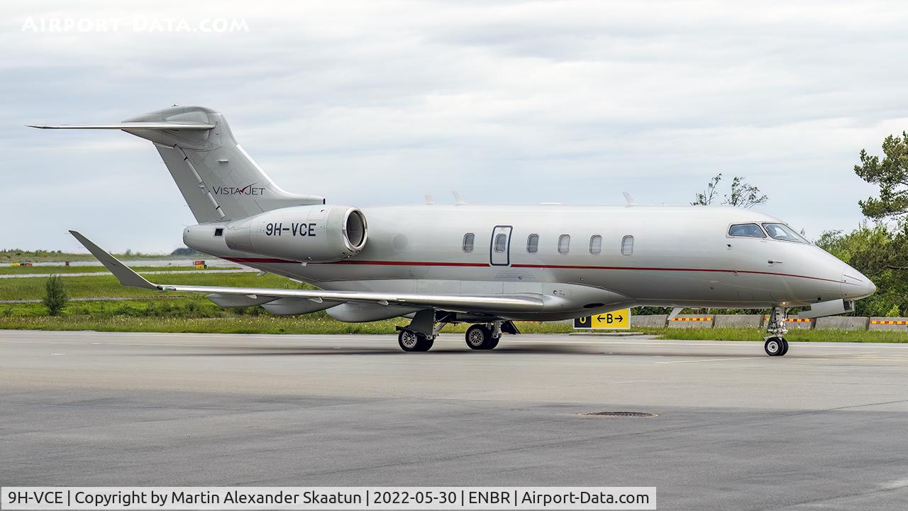 9H-VCE, 2014 Bombardier Challenger 350 (BD-100-1A10) C/N 20540, Taxying to parking.