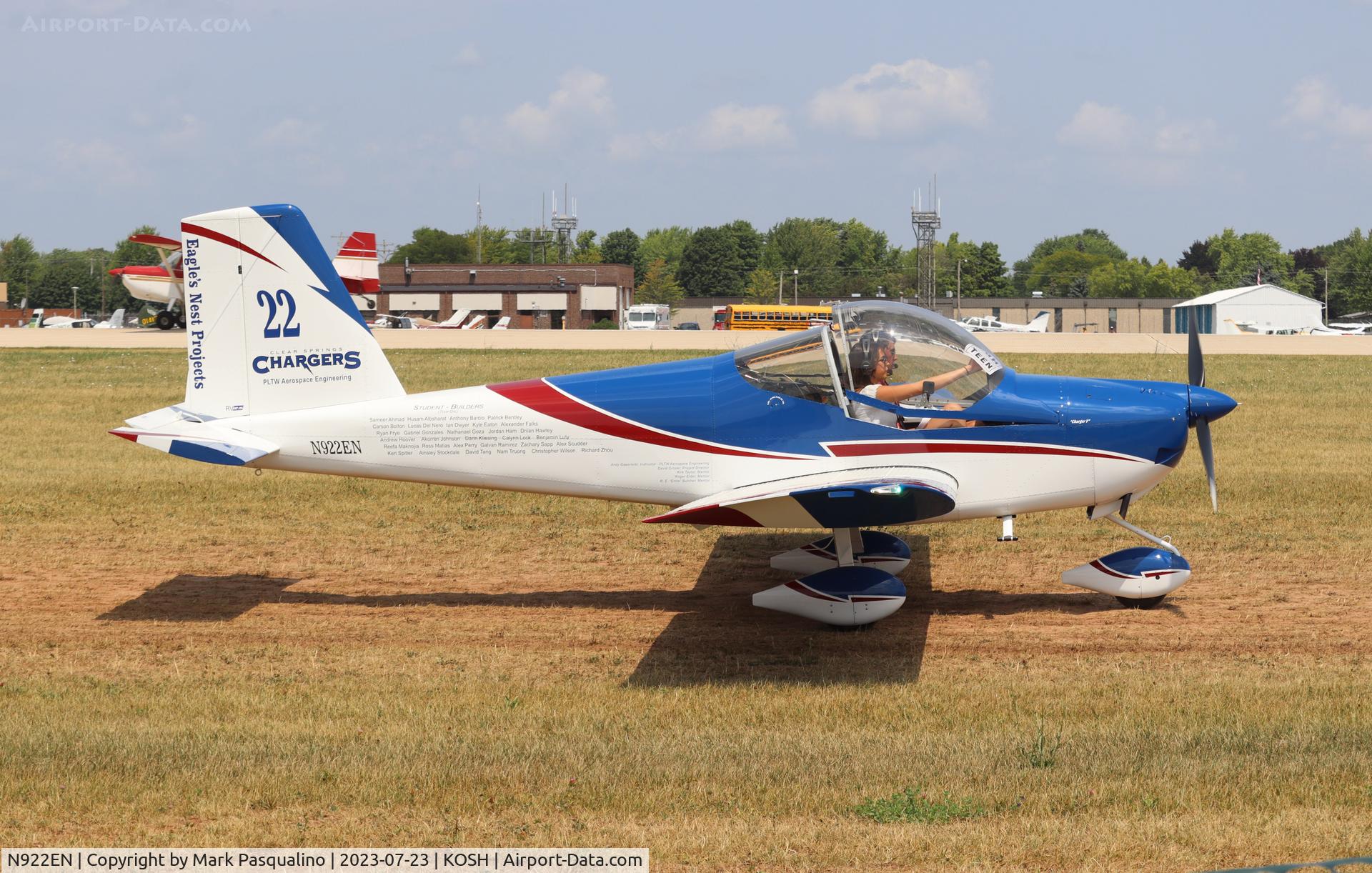 N922EN, 2019 Vans RV-12IS C/N 121088, Vans RV-12IS
