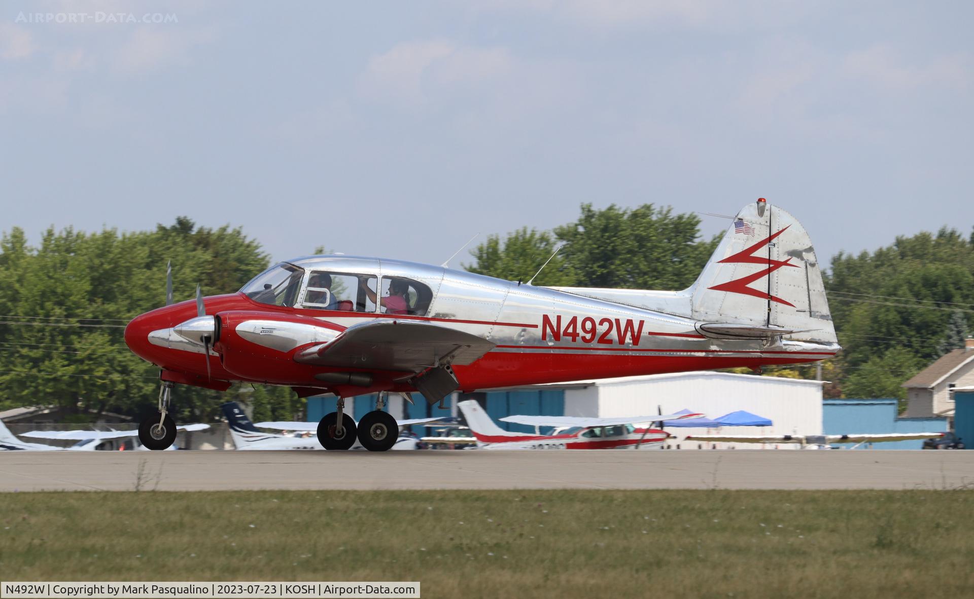 N492W, 1956 Piper PA-23 C/N 23-611, Piper PA-23