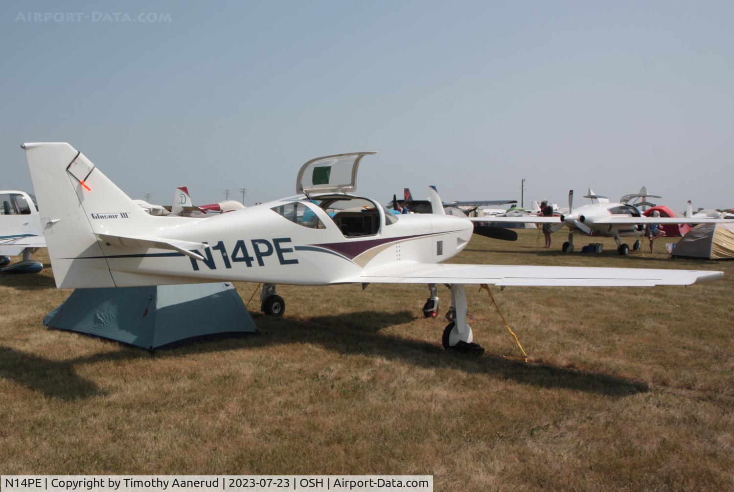 N14PE, 2002 Stoddard-Hamilton Glasair III C/N 3309, 2002 Stoddard-Hamilton Glasair III, c/n: 3309, AirVenture 2023