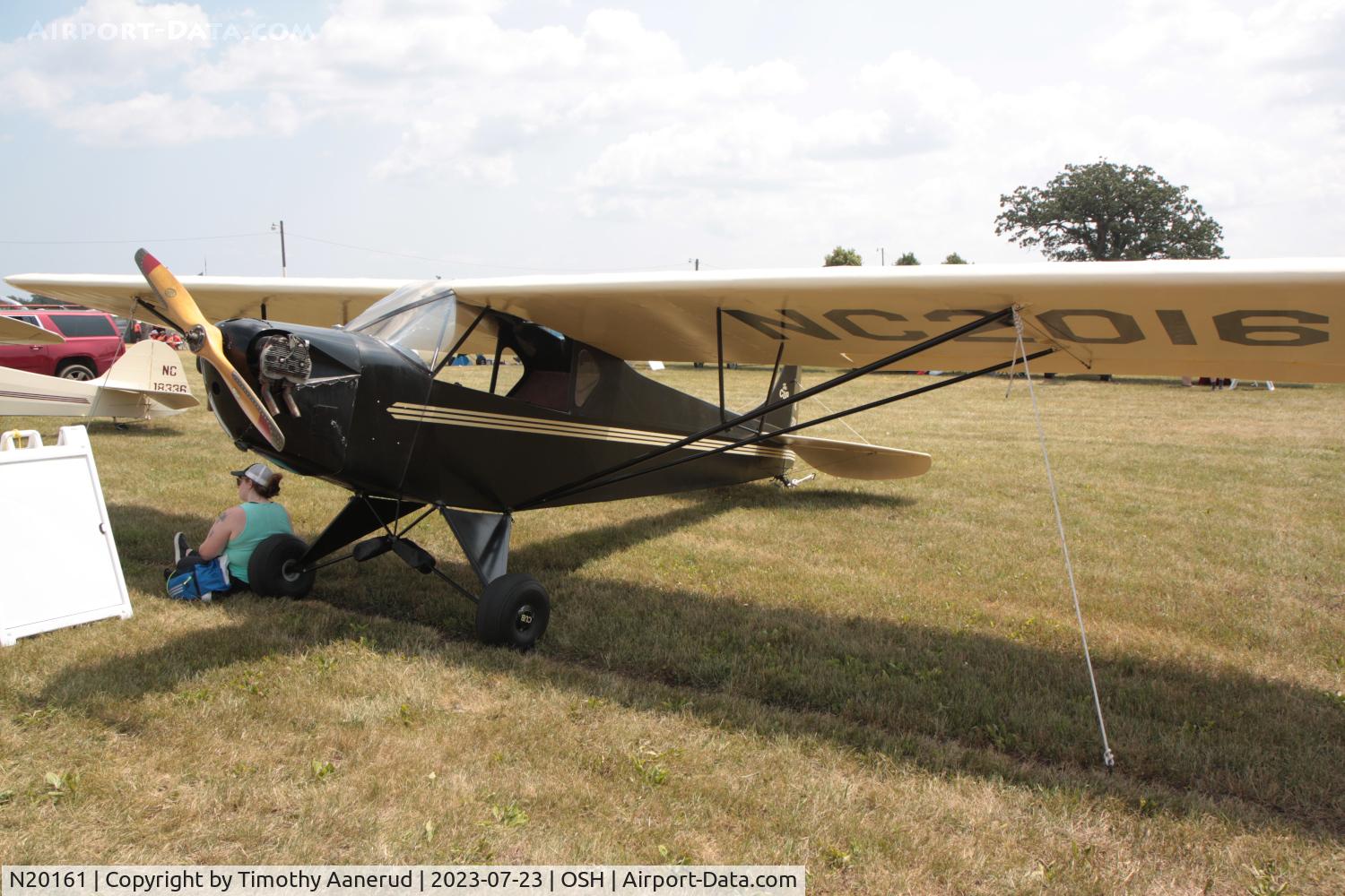 N20161, 1938 Piper J-2 C/N 1961, 1938 Piper J-2, c/n: 1961, AirVenture 2023