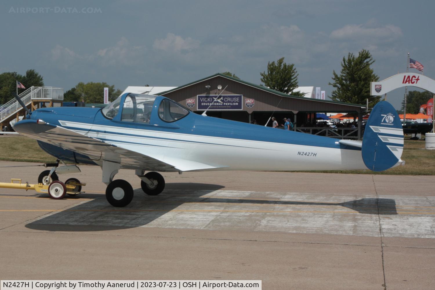 N2427H, 1946 Erco 415C Ercoupe C/N 3052, 1946 Erco 415C, c/n: 3052, AirVenture 2023