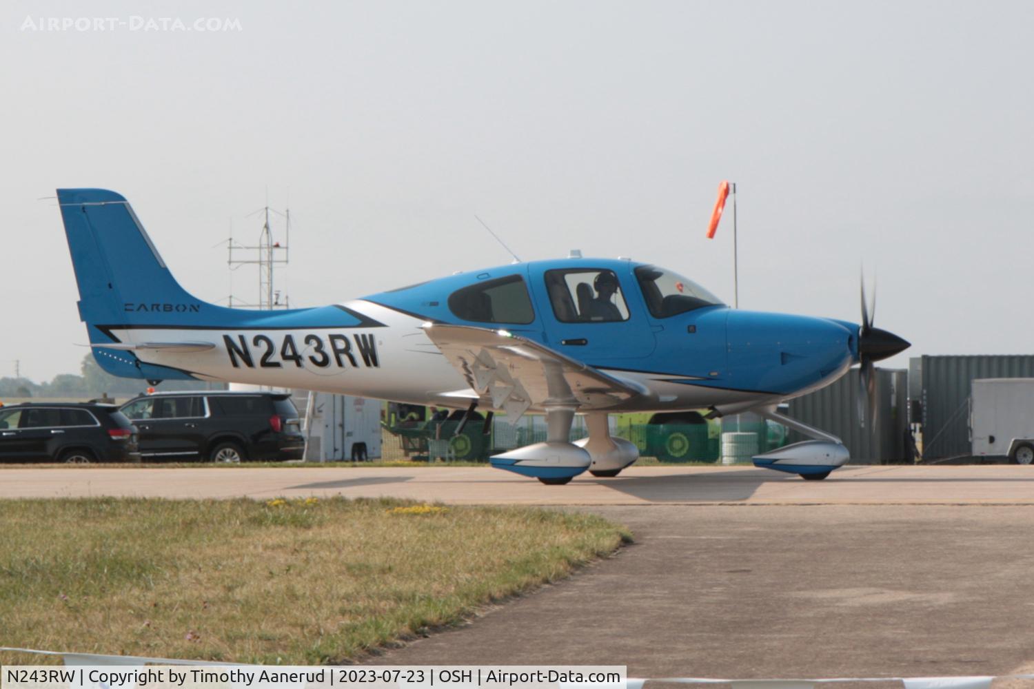 N243RW, Cirrus SR22T C/N 9320, CIRRUS DESIGN CORP SR22T, c/n: 9320, currently company owned. AirVenture 2023