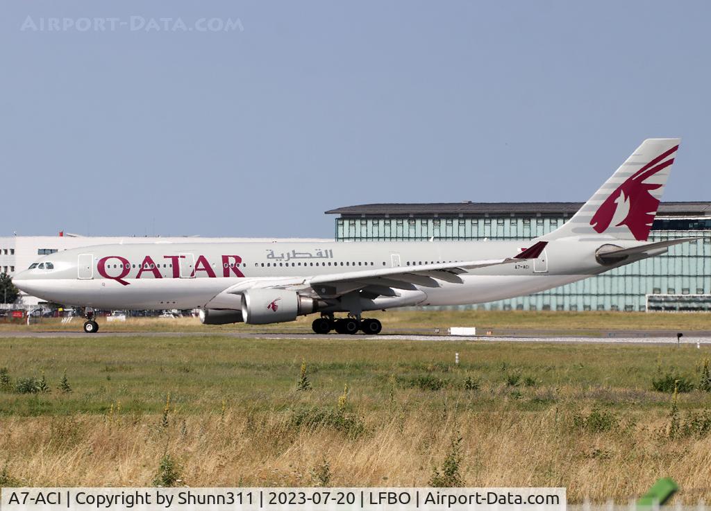 A7-ACI, 2006 Airbus A330-202 C/N 746, Ready for take off from rwy 32R