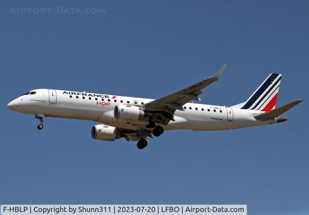 F-HBLP, 2019 Embraer 190 STD (ERJ-190-100) C/N 190-00771, Landing rwy 32L in Air France c/s