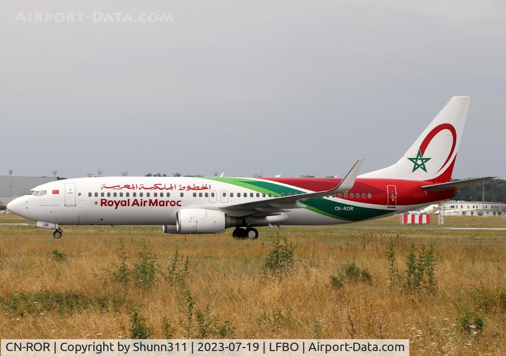 CN-ROR, 2008 Boeing 737-8B6 C/N 33067, Taxiing to the Terminal... new c/s