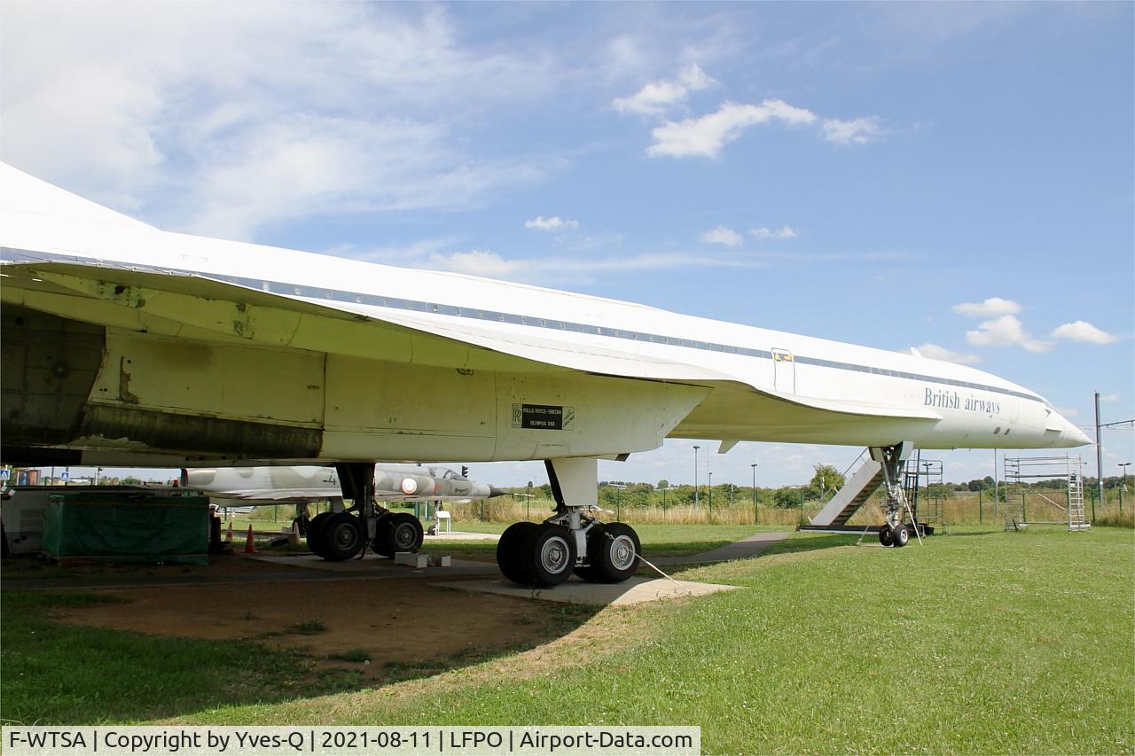 F-WTSA, 1973 Aerospatiale-BAC Concorde 101 C/N 02, Aerospatiale-BAC Concorde 102, Delta Athis Museum, Paray near Paris-Orly Airport.