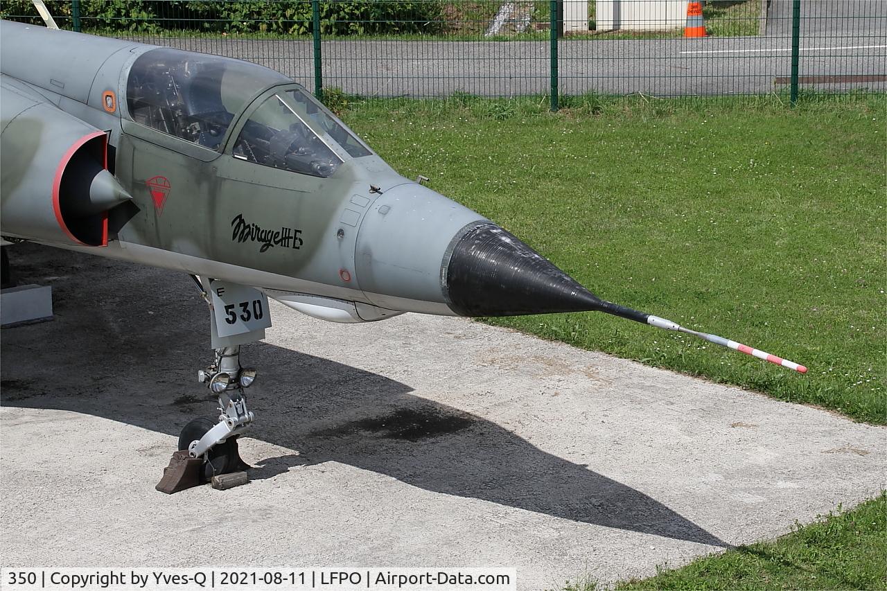 350, Dassault Mirage IIIE C/N 530, Dassault Mirage IIIE, Delta Athis Museum, Paray near Paris-Orly Airport