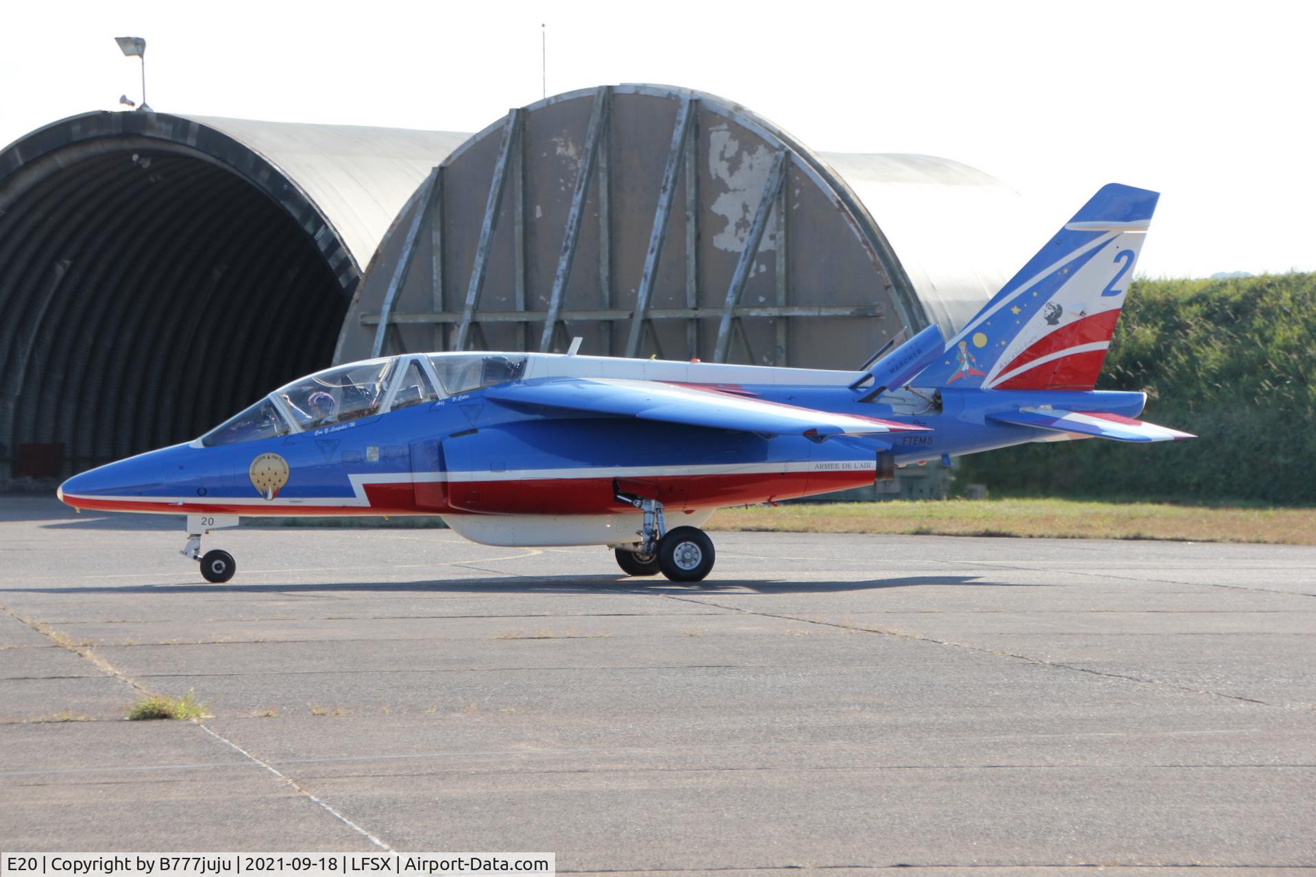 E20, Dassault-Dornier Alpha Jet E C/N E20, during Luxeuil Air Show 2021