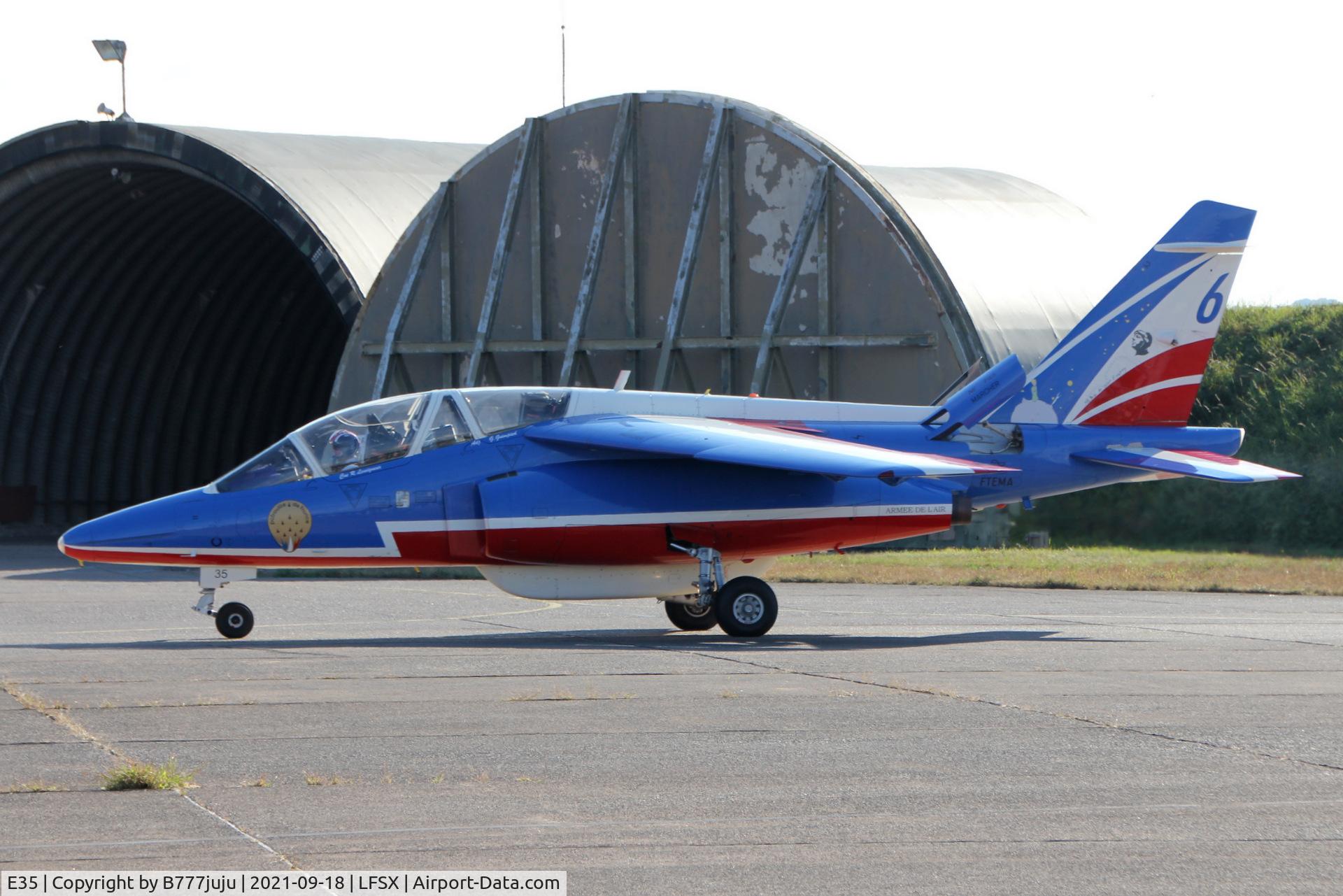 E35, Dassault-Dornier Alpha Jet E C/N E35, during Luxeuil Air Show 2021
