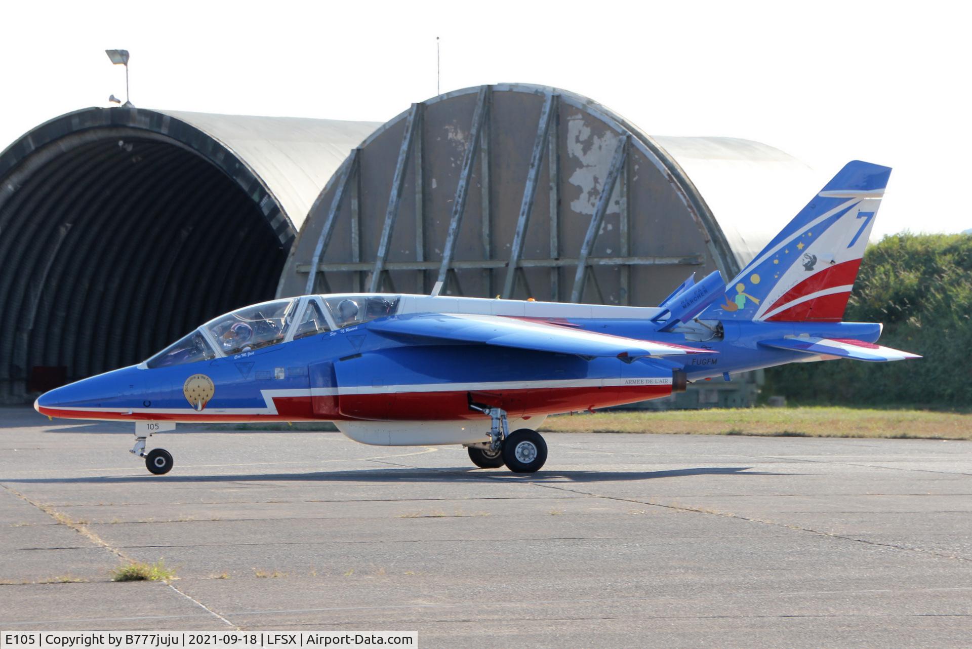 E105, Dassault-Dornier Alpha Jet E C/N E105, during Luxeuil Air Show 2021