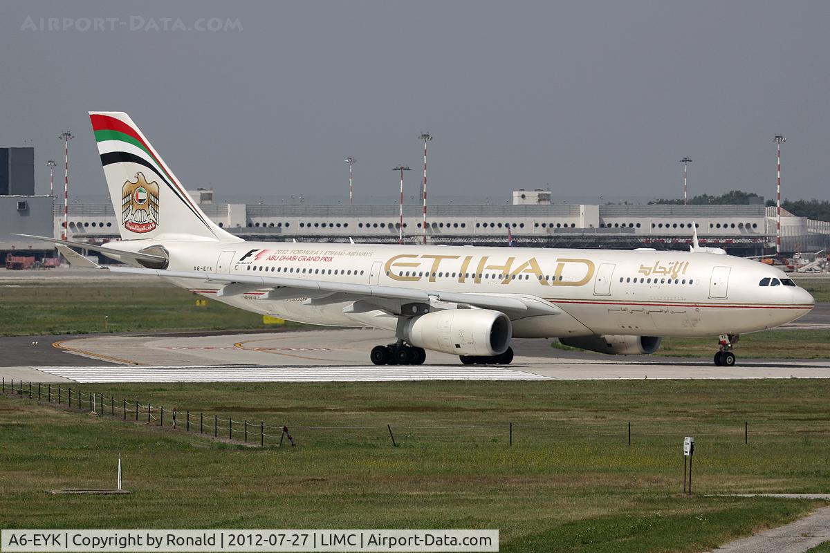 A6-EYK, 2006 Airbus A330-243 C/N 788, at mxp