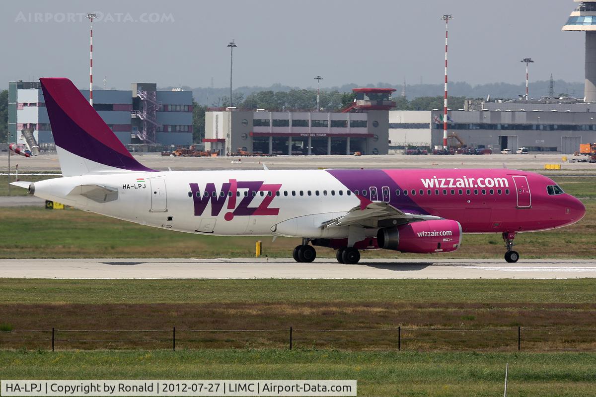 HA-LPJ, 2007 Airbus A320-232 C/N 3127, at mxp