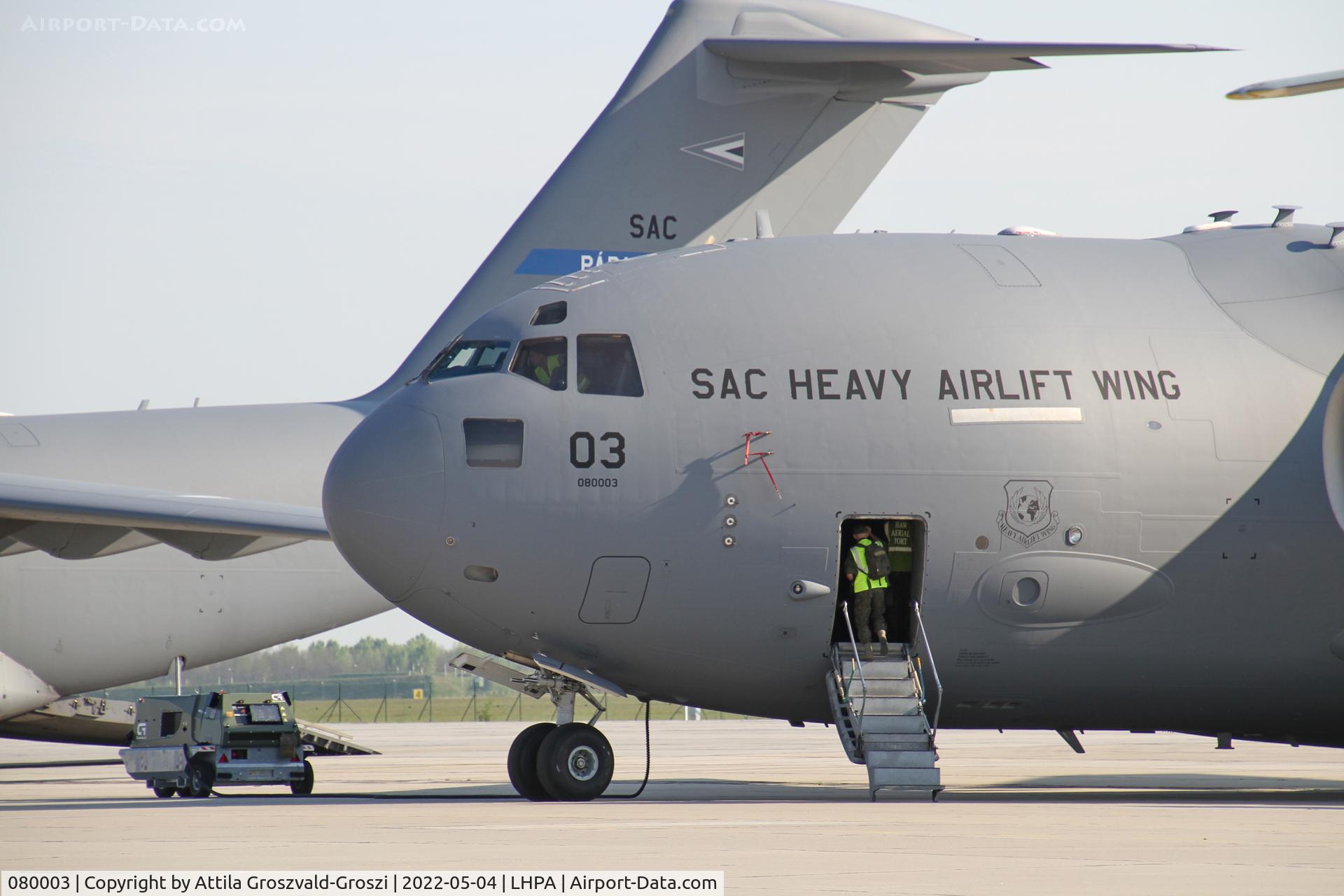 080003, 2009 Boeing C-17A Globemaster III C/N F-211, LHPA - Pápa Air Base, Pápa - Hungary