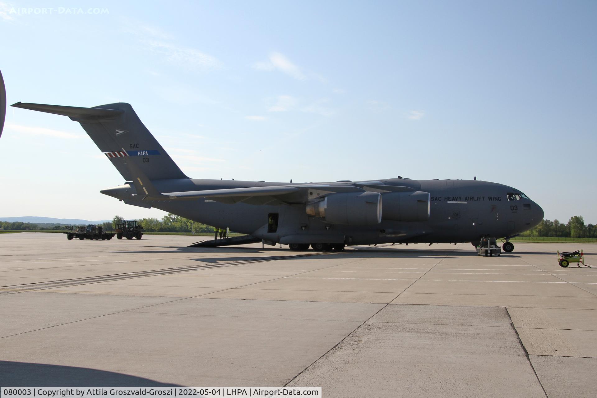 080003, 2009 Boeing C-17A Globemaster III C/N F-211, LHPA - Pápa Air Base, Pápa - Hungary
